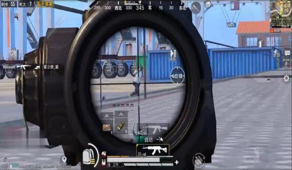 和平精英带六倍镜压枪