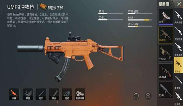 和平精英带辅助瞄准的枪